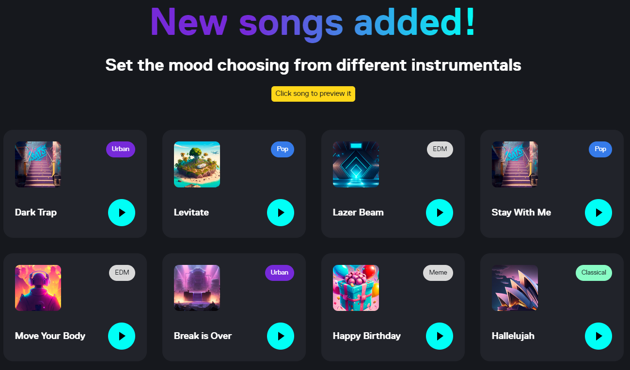 Text-To-Song
