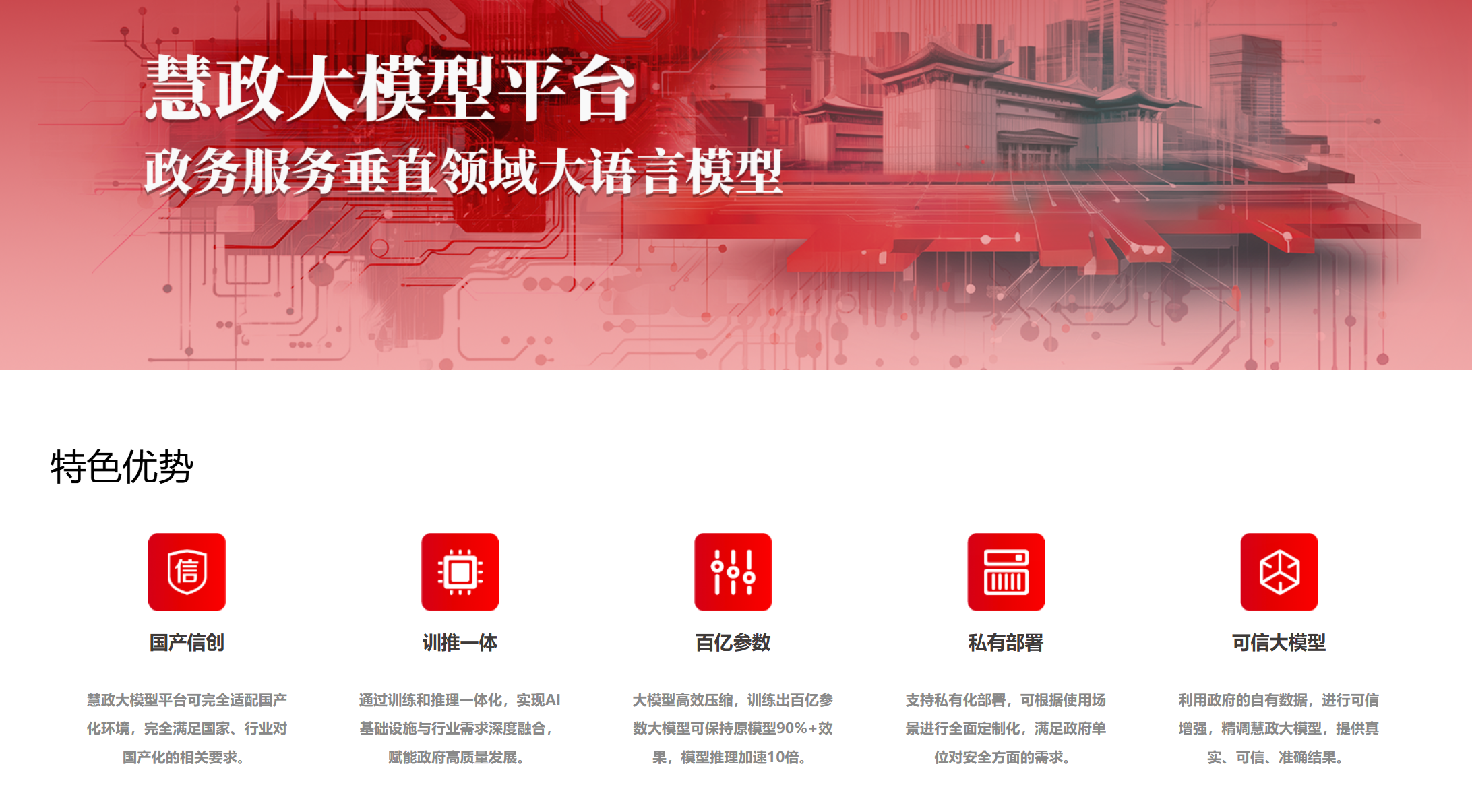 慧政大模型