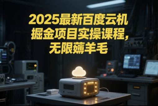 2025最新百度云机掘金项目实操课程单窗口保底5-10元月收益单窗口150+【揭秘】|HOOK协议网