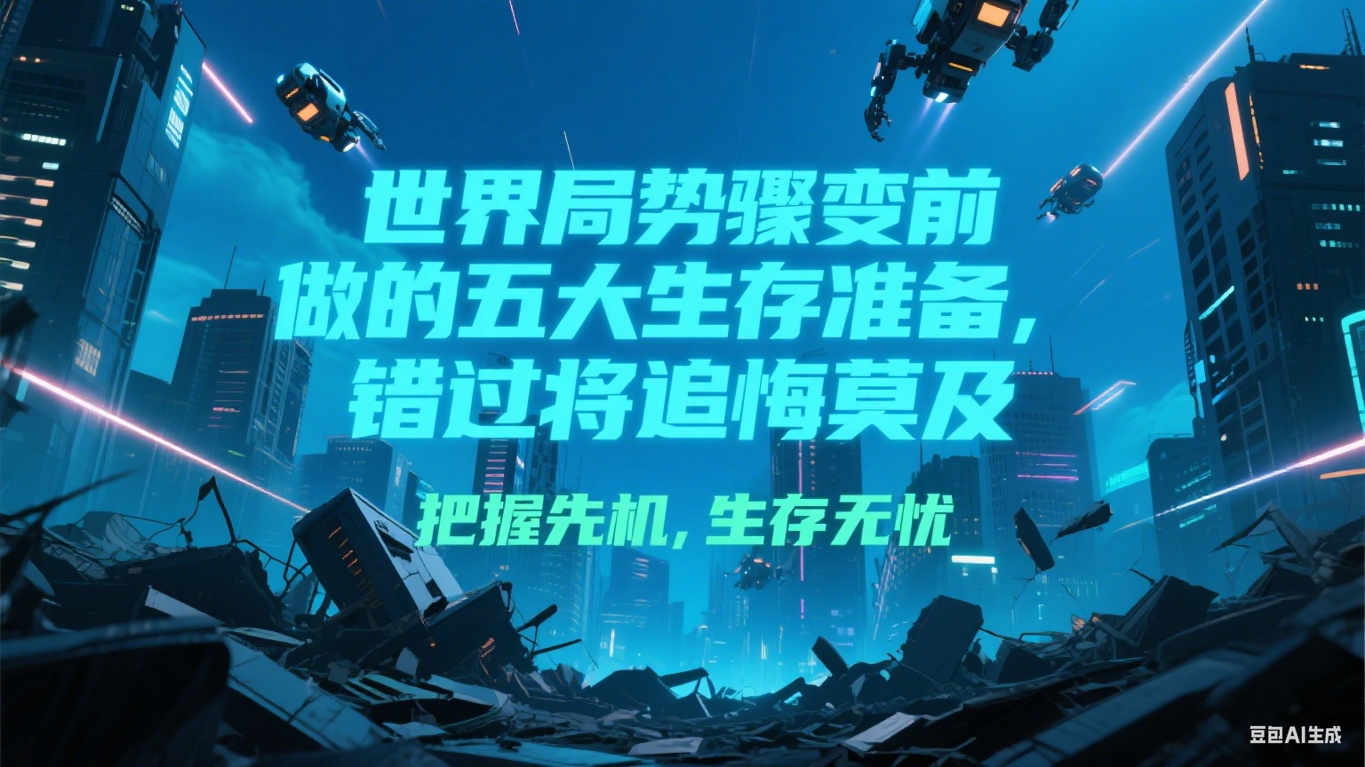 付费文章《世界局势骤变前必做的五大生存准备，错过将追悔莫及》|HOOK协议网
