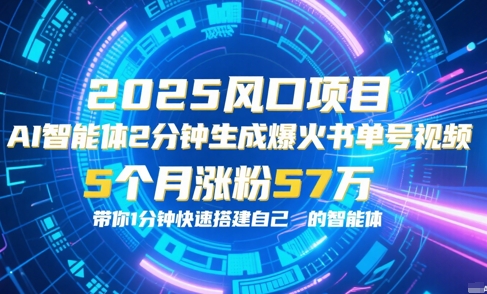 AI智能体2分钟一键生成爆火书单号原创视频，5个月涨粉57w，带你零代码1分钟搭建智能体|HOOK协议网